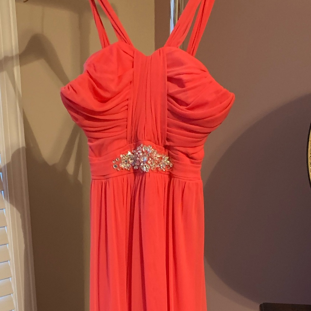 Peach Maxi dress